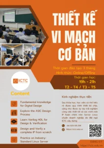 Poster Khóa học thiết kế vi mạch cơ bản